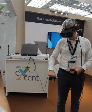 Excent - experience virtuelle sur salon du Bourget 2019