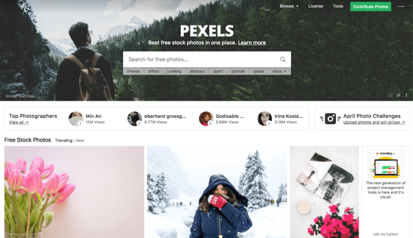 Site Pexels